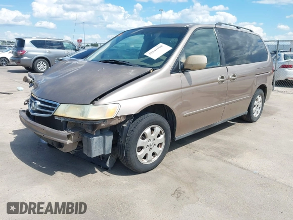 2003 Honda Odyssey EX-L z VIN 5FNRL18993B116892, wystawiony jako IAAI lot #42241908 z przebiegiem 276 223 mil mil oraz . Historia ofert i sprzedaży dostępna na DreamBid. Obrazek 2.