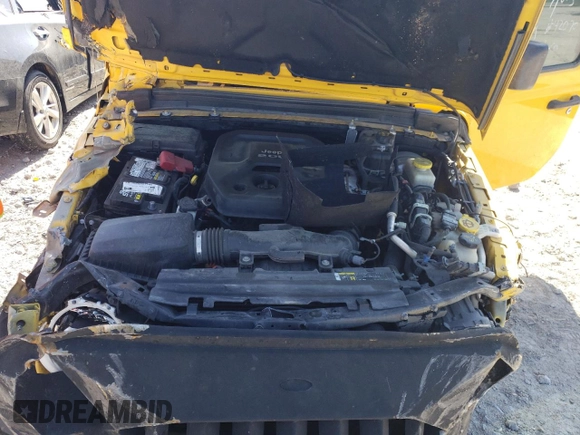 2019 Jeep Wrangler Unlimited Sahara with VIN 1C4HJXEN9KW507069, listed as a Copart auction lot 48542065 with 143,457 mi miles and Salvage title. Bid and sale history available at DreamBid. Image 13.