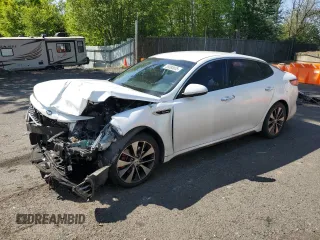 2016 Kia Optima SX Turbo with VIN 5XXGW4L2XGG042010, listed as a Copart auction lot 55085835 with Not provided miles and Salvage title. Bid and sale history available at DreamBid. Image 1.