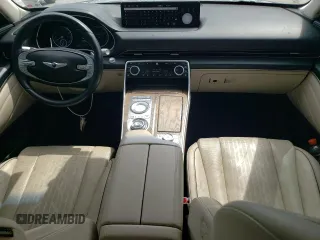 2021 Genesis GV80 z VIN KMUHBDSB8MU066116, wystawiony jako Copart lot #59972755 z przebiegiem 81 652 mil mil oraz Szkoda całkowita • Salvage title. Historia ofert i sprzedaży dostępna na DreamBid. Obrazek 8.