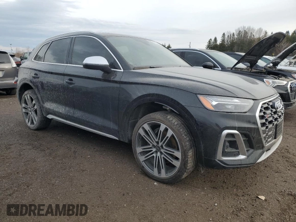 2024 Audi SQ5 Premium with VIN WA1A4AFY6R2086308, listed as a Copart auction lot 84033484 with 160 mi miles and Non Repairable. Bid and sale history available at carsss.com. Image 4.