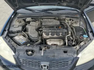 2005 Honda Civic LX with VIN 1HGEM21515L016148, listed as a Copart auction lot 52647115 with 233,014 mi miles and Salvage Title. Bid and sale history available at carsss.com. Image 11.