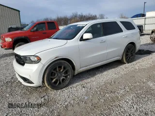 2017 Dodge Durango R/T with VIN 1C4SDJCT9HC627346, listed as a Copart auction lot 46471025 with 136,188 mi miles and Salvage Title. Bid and sale history available at carsss.com. Image 1.
