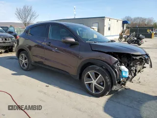 2021 Honda HR-V EX with VIN 3CZRU6H54MM726200, listed as a Copart auction lot 50917655 with 35,893 mi miles and Salvage Title. Bid and sale history available at carsss.com. Image 4.
