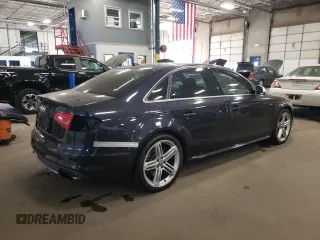2013 Audi S4 Premium Plus with VIN WAUBGAFL2DA214917, listed as a Copart auction lot 75889624 with 75,982 mi miles and Salvage Title. Bid and sale history available at carsss.com. Image 3.