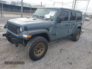 2024 Jeep Wrangler Sport S with VIN 1C4PJXDG3RW259023, listed as a IAAI auction lot 41783151 with 23,152 mi miles. Bid and sale history available at carsss.com. Image 17.