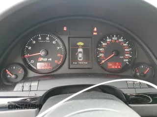 2008 Audi RS 4 z VIN WUADU78EX8N901506, wystawiony jako Copart lot #74326234 z przebiegiem 31 816 mil mil oraz Szkody całkowita. Historia ofert i sprzedaży dostępna na DreamBid. Obrazek 9.
