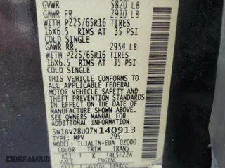 2007 Nissan Quest with VIN 5N1BV28U07N140913, listed as a Copart auction lot 49045225 with 185,961 mi miles and Salvage Title. Bid and sale history available at carsss.com. Image 15.