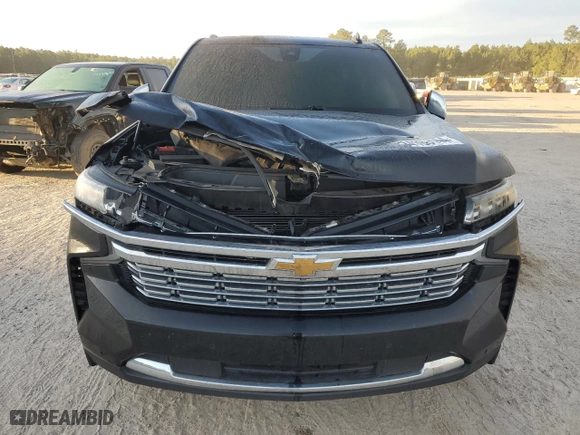 2021 Chevrolet Tahoe Premier with VIN 1GNSCSKDXMR108081, listed as a Copart auction lot 74108144 with 0 mi miles and Salvage Title. Bid and sale history available at carsss.com. Image 5.