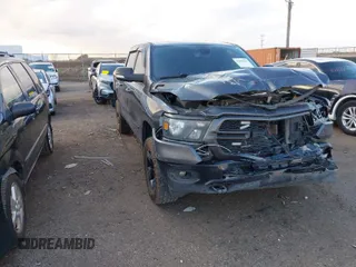 2022 Ram 1500 Big Horn with VIN 1C6SRFFT9NN388463, listed as a IAAI auction lot 41092683 with 225,407 mi miles and . Bid and sale history available at DreamBid. Image 1.