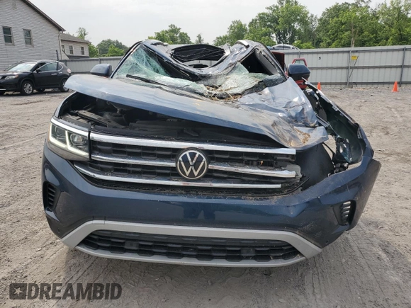2020 Volkswagen Atlas SEL with VIN 1V2ME2CA2LC209938, listed as a Copart auction lot 59866725 with 73,484 mi miles and Salvage title. Bid and sale history available at DreamBid. Image 5.