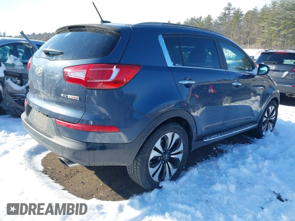 2013 Kia Sportage SX with VIN KNDPCCA69D7365073, listed as a IAAI auction lot 41451663 with 67,437 mi miles and . Bid and sale history available at carsss.com. Image 4.