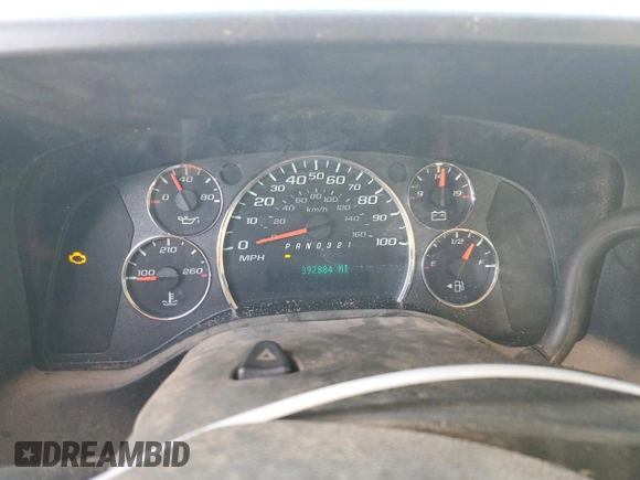 2008 Chevrolet Express Cargo Van with VIN 1GCGG25C481119510, listed as a Copart auction lot 47071765 with 392,884 mi miles and Salvage Title. Bid and sale history available at carsss.com. Image 9.