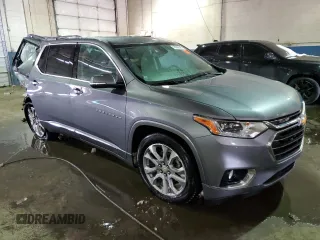 2021 Chevrolet Traverse Premier z VIN 1GNEVKKW9MJ174323, wystawiony jako Copart lot #45936545 z przebiegiem 54 049 mil mil oraz Nie do naprawy • Non repairable. Historia ofert i sprzedaży dostępna na DreamBid. Obrazek 4.