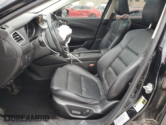 2017 Mazda Mazda6 Touring with VIN JM1GL1V53H1105492, listed as a Copart auction lot 89200735 with 0 mi miles and Salvage Title. Bid and sale history available at carsss.com. Image 7.