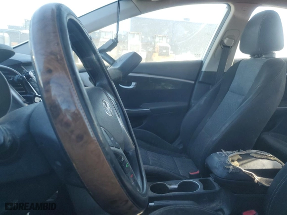 2013 Hyundai Elantra GT with VIN KMHD35LE8DU097083, listed as a Copart auction lot 43834115 with 0 mi miles and Salvage Title. Bid and sale history available at carsss.com. Image 7.