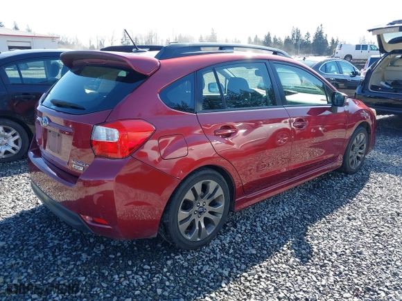 2015 Subaru Impreza Wagon 2.0i Sport Limited with VIN JF1GPAY69FH329739, listed as a IAAI auction lot 41751588 with 193,791 mi miles. Bid and sale history available at carsss.com. Image 4.