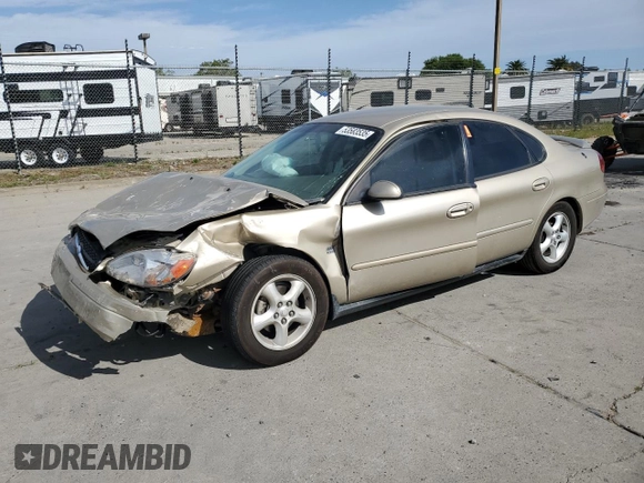 2000 Ford Taurus SES with VIN 1FAFP55S5YG260724, listed as a Copart auction lot 53583535 with Not Provided miles and Salvage Title. Bid and sale history available at DreamBid. Image 1.