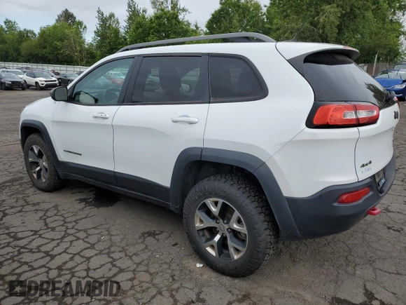2014 Jeep Cherokee Trailhawk with VIN 1C4PJMBS8EW156633, listed as a Copart auction lot 58197675 with 133,029 mi miles and Clean title. Bid and sale history available at DreamBid. Image 2.