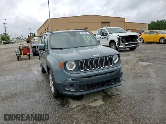 2018 Jeep Renegade Latitude with VIN ZACCJABB1JPH47472, listed as a Copart auction lot 58710965 with 212,772 mi miles and Salvage title. Bid and sale history available at DreamBid. Image 14.