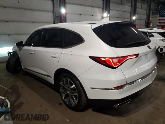 2023 Acura MDX w/Technology Package with VIN 5J8YE1H44PL021624, listed as a Copart auction lot 88245505 with 30,717 mi miles and Salvage Title. Bid and sale history available at carsss.com. Image 2.