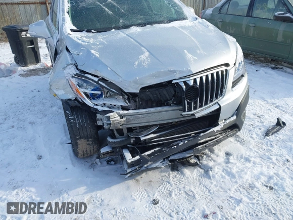 2015 Buick Encore with VIN KL4CJASB5FB257483, listed as a IAAI auction lot 41595174 with 91,826 mi miles. Bid and sale history available at carsss.com. Image 6.