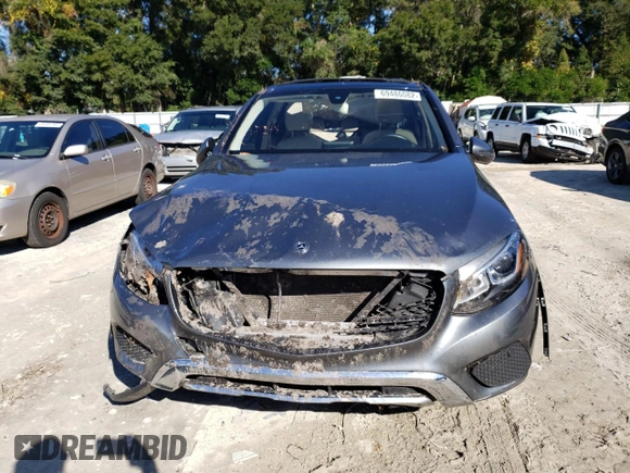 2018 Mercedes-Benz GLC with VIN WDC0G4JB2JV092004, listed as a Copart auction lot 69486082 with 53,381 mi miles. Bid and sale history available at carsss.com. Image 5.