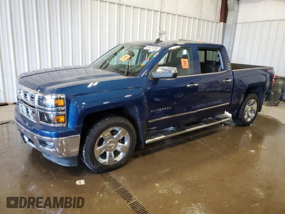 2015 Chevrolet Silverado 1500 LTZ with VIN 3GCUKSEC4FG372505, listed as a Copart auction lot 82421254 with Not Provided miles and Clean Title. Bid and sale history available at carsss.com. Image 1.