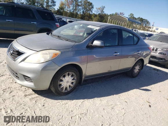 2012 Nissan Versa SV with VIN 3N1CN7AP4CL932909, listed as a Copart auction lot 75468664 with 197,633 mi miles and Salvage Title. Bid and sale history available at carsss.com. Image 1.