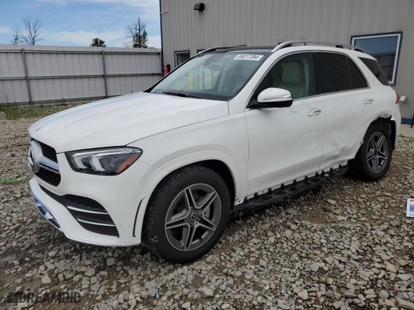 2022 Mercedes-Benz GLE with VIN 4JGFB4KB9NA826496, listed as a Copart auction lot 59017394 with 1,695 mi miles and Non Repairable. Bid and sale history available at carsss.com. Image 1.