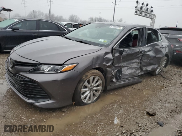2020 Toyota Camry LE with VIN 4T1C11AK3LU984849, listed as a Copart auction lot 43397225 with 0 mi miles and Salvage Title. Bid and sale history available at carsss.com. Image 1.