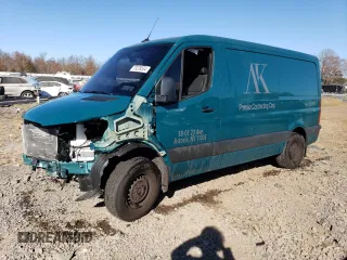 2024 Mercedes-Benz Sprinter Cargo with VIN W1Y4KBHY5RT187843, listed as a Copart auction lot 79239534 with Not Provided miles and Salvage Title. Bid and sale history available at carsss.com. Image 1.