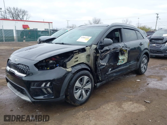 2020 Kia Niro LX with VIN KNDCB3LC5L5442939, listed as a IAAI auction lot 42006101 with 93,689 mi miles and . Bid and sale history available at DreamBid. Image 2.
