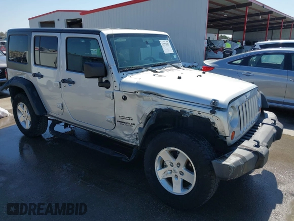 2010 Jeep Wrangler Unlimited Sport with VIN 1J4BA3H17AL211887, listed as a IAAI auction lot 41778324 with 185,626 mi miles. Bid and sale history available at carsss.com. Image 1.
