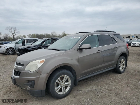 2012 Chevrolet Equinox LT w/1LT with VIN 2GNALDEKXC6188350, listed as a Copart auction lot 53714885 with 207,604 mi miles and Clean Title. Bid and sale history available at carsss.com. Image 1.