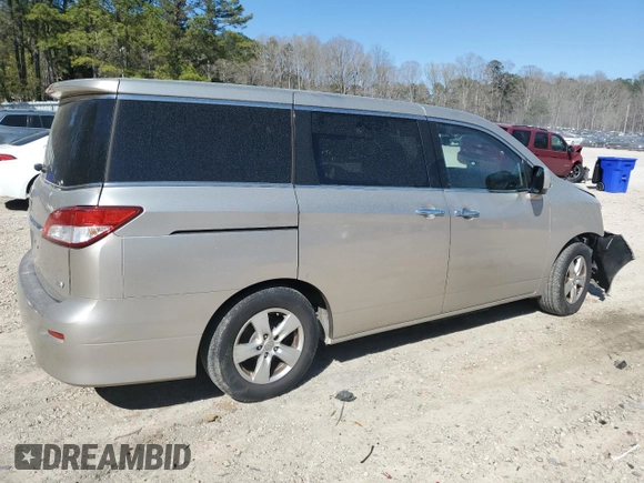 2011 Nissan Quest SL z VIN JN8AE2KP5B9001644, wystawiony jako Copart lot #50058135 z przebiegiem 177 521 mil mil oraz Szkoda całkowita • Salvage title. Historia ofert i sprzedaży dostępna na DreamBid. Obrazek 3.