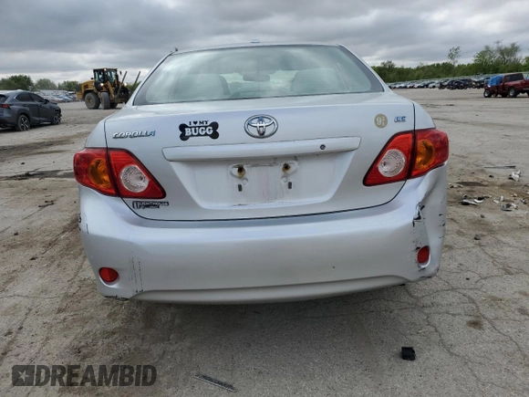 2010 Toyota Corolla with VIN JTDBU4EE2A9111283, listed as a Copart auction lot 55789825 with 223,280 mi miles and Clean Title. Bid and sale history available at DreamBid. Image 6.