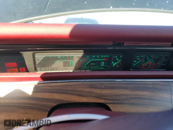 1988 Buick Regal with VIN 2G4WD14W7J1471986, listed as a Copart auction lot 51979765 with 41,747 mi miles and Clean Title. Bid and sale history available at DreamBid. Image 9.
