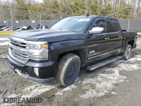 2016 Chevrolet Silverado 1500 High Country with VIN 3GCUKTEC0GG153757, listed as a Copart auction lot 42239725 with 108,115 mi miles and Salvage Title. Bid and sale history available at DreamBid. Image 1.