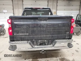 2024 Chevrolet Silverado 1500 LT with VIN 1GCPDKEK0RZ125582, listed as a Copart auction lot 46154625 with 19,869 mi miles and Salvage Title. Bid and sale history available at carsss.com. Image 6.