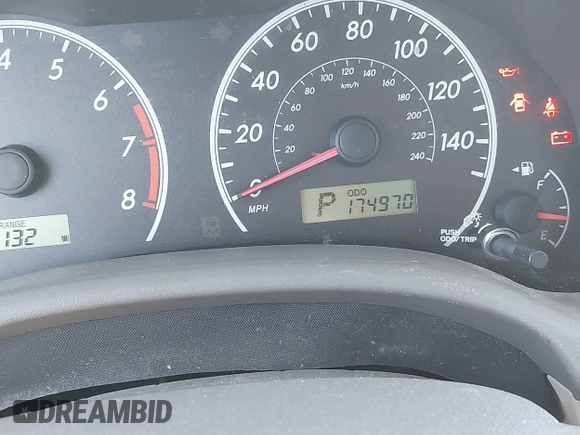 2010 Toyota Corolla with VIN 1NXBU4EE1AZ310799, listed as a IAAI auction lot 42672763 with 174,970 mi miles and . Bid and sale history available at DreamBid. Image 16.