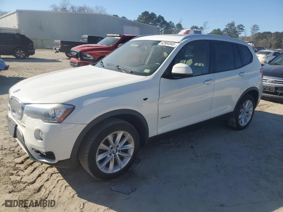 2017 BMW X3 sDrive28i with VIN 5UXWZ7C32H0V94776, listed as a Copart auction lot 42904945 with 144,258 mi miles and Salvage Title. Bid and sale history available at carsss.com. Image 1.