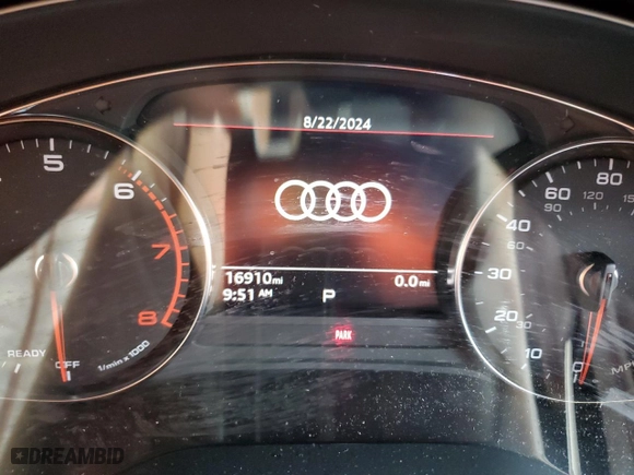 2024 Audi Q5 Premium with VIN WA1ABAFY6R2018600, listed as a Copart auction lot 68520944 with 16,910 mi miles and Non Repairable. Bid and sale history available at carsss.com. Image 9.