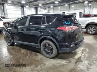 2018 Toyota RAV4 LE with VIN 2T3BFREV6JW763007, listed as a Copart auction lot 58604545 with 107,683 mi miles and Salvage title. Bid and sale history available at DreamBid. Image 2.