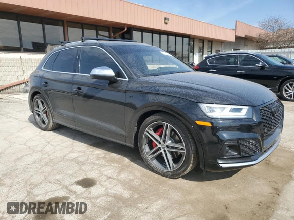 2018 Audi SQ5 Prestige with VIN WA1C4AFY2J2094919, listed as a Copart auction lot 53244495 with Not Provided miles and Salvage Title. Bid and sale history available at DreamBid. Image 4.