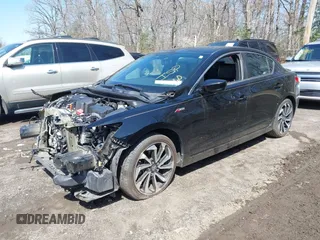 2018 Acura ILX w/Premium/A-SPEC Pkg with VIN 19UDE2F86JA001727, listed as a IAAI auction lot 41918028 with 46,325 mi miles. Bid and sale history available at carsss.com. Image 2.