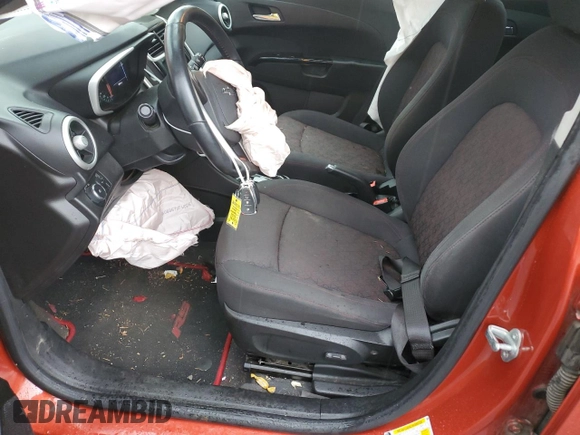 2020 Chevrolet Sonic LT with VIN 1G1JD6SB9L4118368, listed as a Copart auction lot 80234344 with 89,594 mi miles and Salvage title. Bid and sale history available at DreamBid. Image 7.