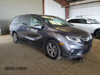 2019 Honda Odyssey EX-L with VIN 5FNRL6H79KB069020, listed as a Copart auction lot 52890475 with 63,401 mi miles and Salvage Title. Bid and sale history available at carsss.com. Image 4.