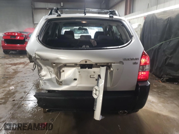 2006 Hyundai Tucson GLS with VIN KM8JN12D56U315191, listed as a Copart auction lot 46646905 with 176,566 mi miles and Salvage Title. Bid and sale history available at carsss.com. Image 6.