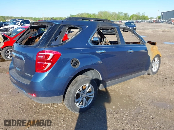 2016 Chevrolet Equinox LT z VIN 2GNFLFEK1G6182380, wystawiony jako IAAI lot #42277698 z przebiegiem Nie podano mil oraz . Historia ofert i sprzedaży dostępna na DreamBid. Obrazek 4.